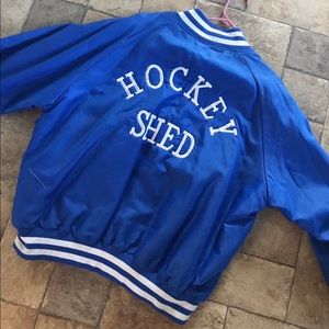 Vintage 80's Nylon Hockey Jacket